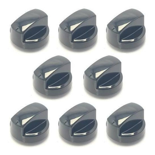 Kit 8 Originais Botoes Manipulo Fogao Electrolux 76mdx 76dxg 7x1001 1x1701