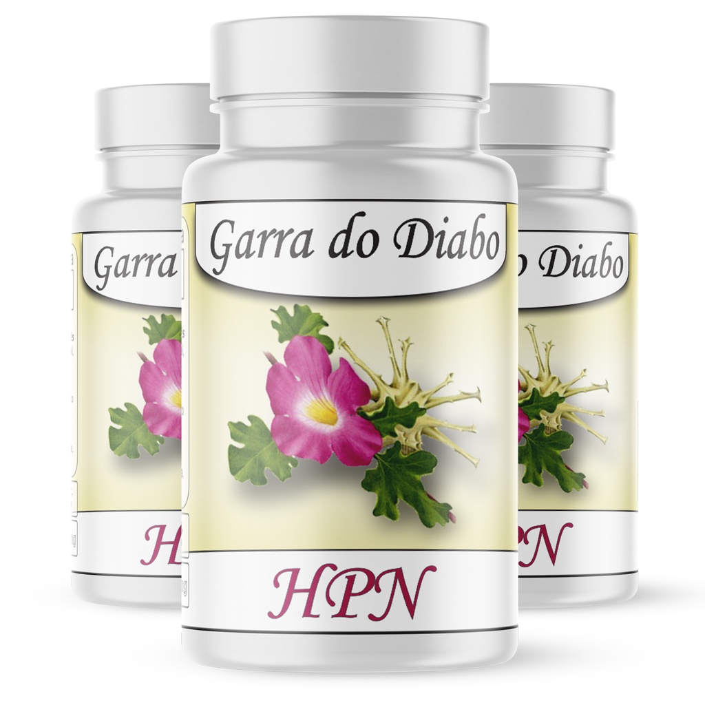 Garra do diabo (Harpago) Planta Medicinal 180 Cápsulas Para Juntas e Articulações