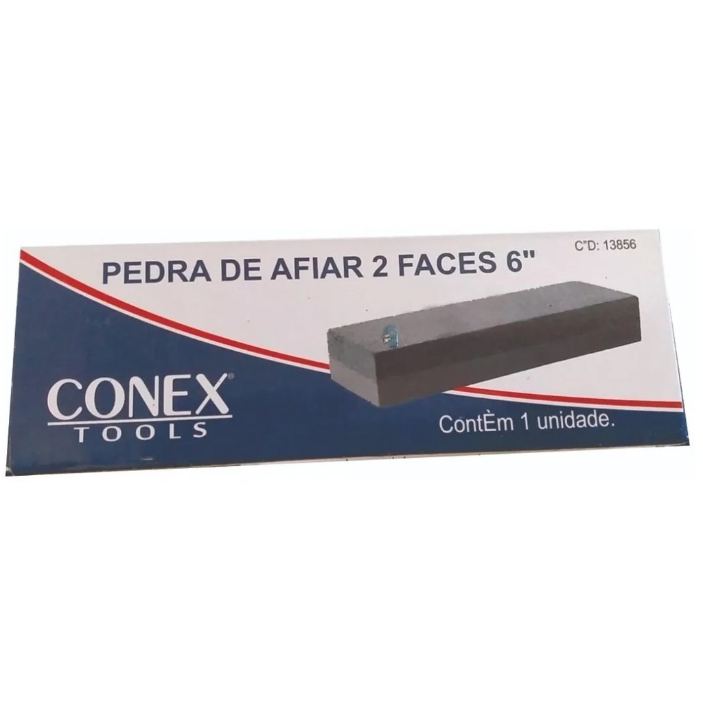 Pedra Dupla Face Para Afiar Amolar Facas 6 polegadas