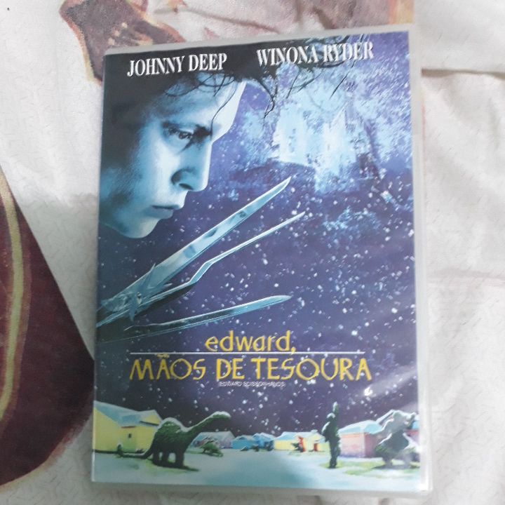 Edward mãos de tesoura dvd Tim Burton Johnny Depp Winona Ryder