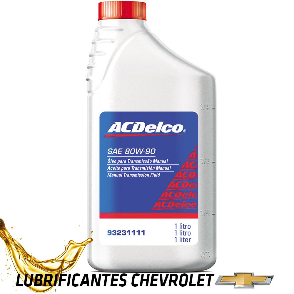Oleo cambio E Transmissao Manual Sae 80w90 Acdelco - 93231111 em Oferta na Shopee
