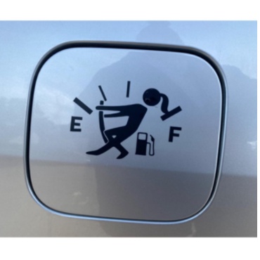 Adesivo Combustível Ponteiro Menina P/ Tanque Gasolina!