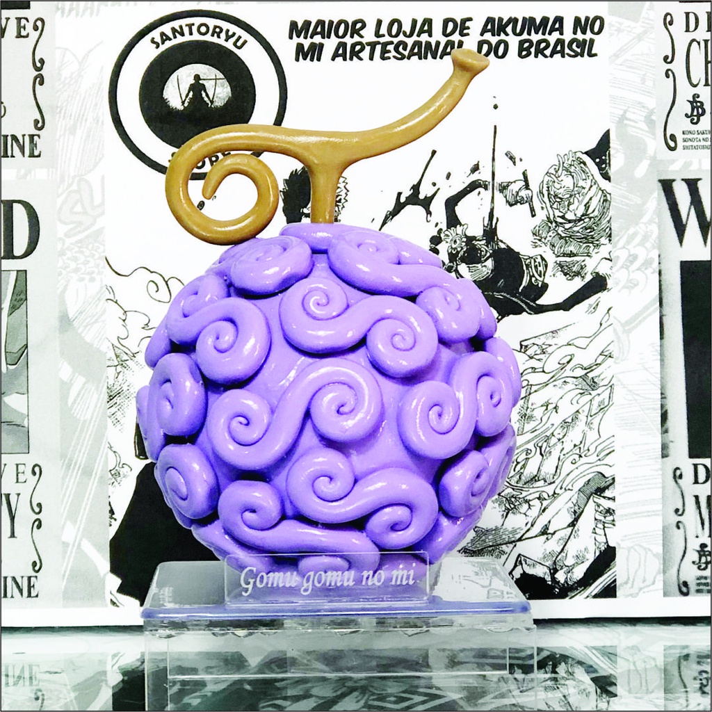 Action Figure Akuma no mi Gomu gomu no mi One Piece Naruto Anime Figure Mangá