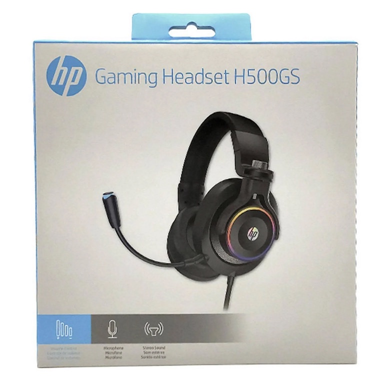 Headset Gamer USB H500gs 7.1 Preto HP Gamer