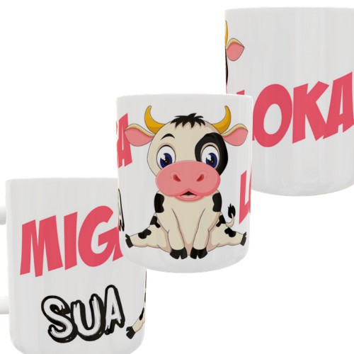 Caneca Personalizada Miga sua Loka presente amiga