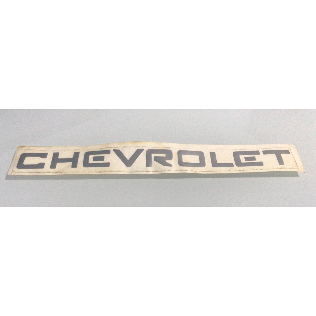 Adesivo Emblema Chevrolete Tampa Traseira Kadett Prata