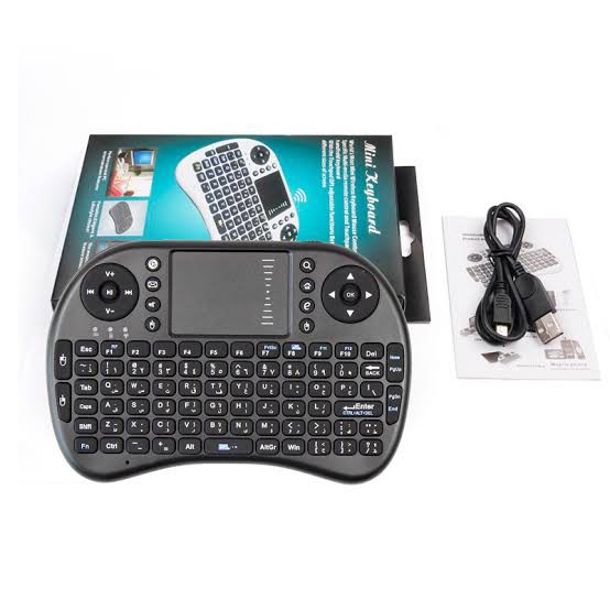 Mini Teclado Touchpad Sem Fio Usb s/ Led Para Tv Pc Console tv box