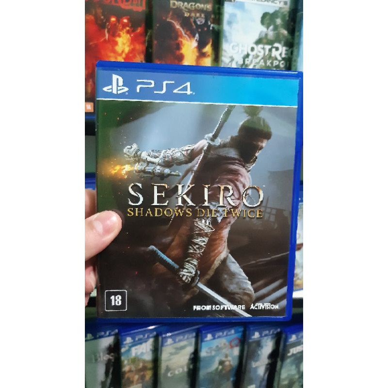 JOGO SEKIRO SHADOWS DIE TWICE (PS4) MIDIA FISICA