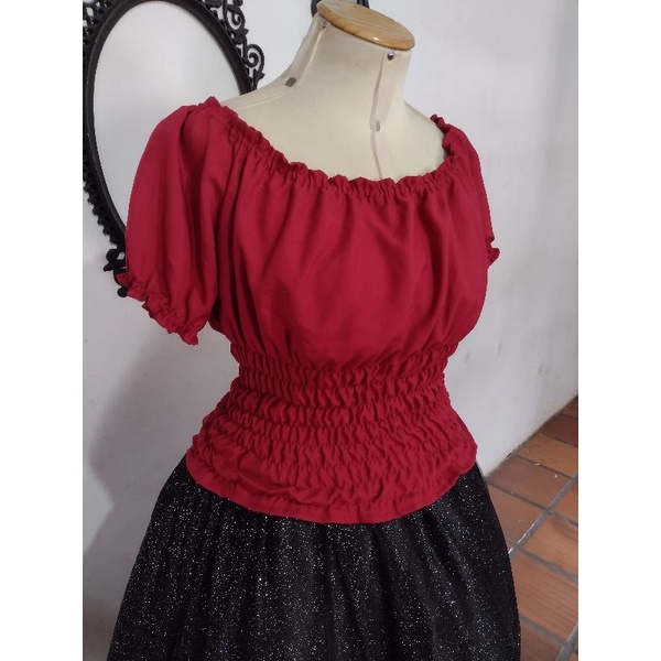 Blusa Ciganinha Clássica Umbanda Candomblé Pomba Gira - Cigana