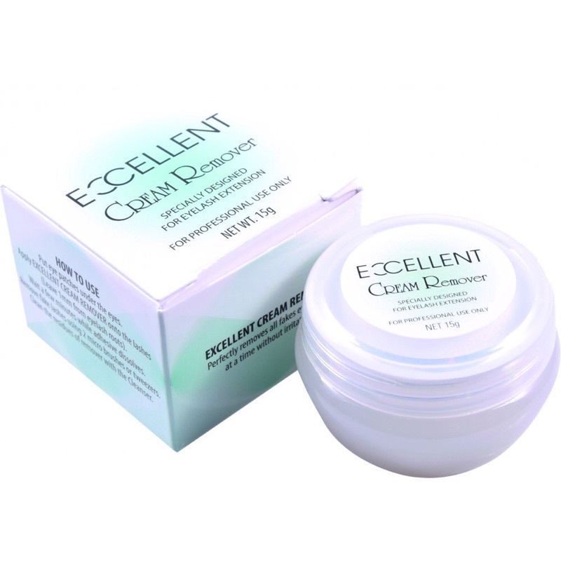 Removedor Creme De Cola Cílios 5g - Excellent Cream Remover ORIGINAL (ENVIO IMEDIATO) em Oferta na Shopee