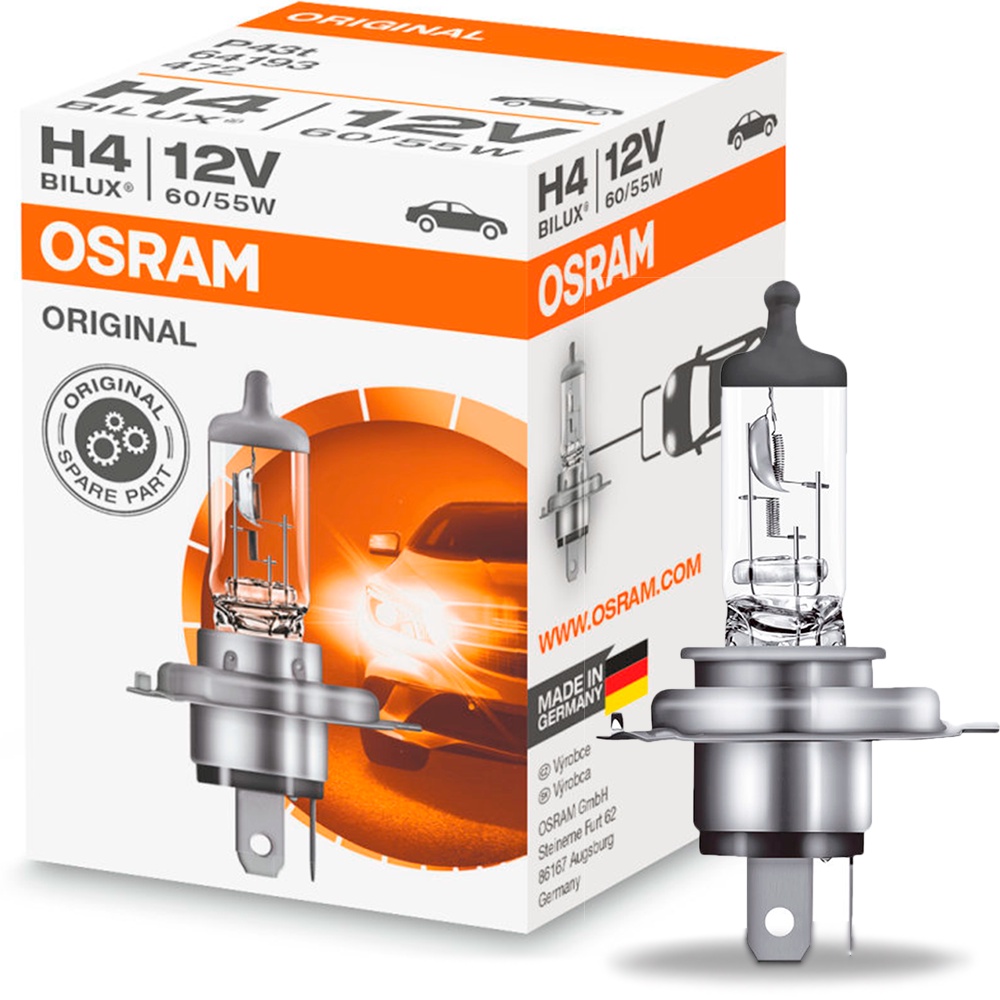Lâmpada Farol Tucson 2005 até 2018 Osram Standard H4 Par em Oferta na Shopee