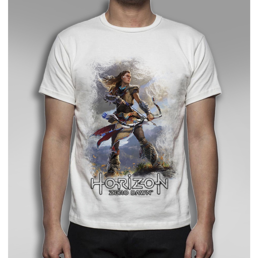 camiseta horizon eloi game rpg geek unissex sublimação camisa blusa jogos