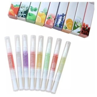 Kit 12 Canetas Óleo Revitalizador De Cutículas Aroma Hidratante Oleoso