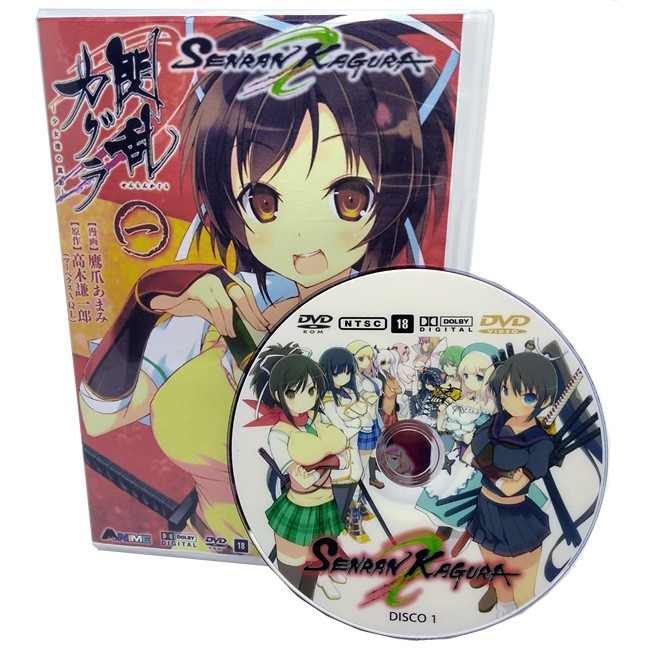 Box Dvd Anime Senran Kagura Ovas Especiais Sem Censura Shopee Brasil