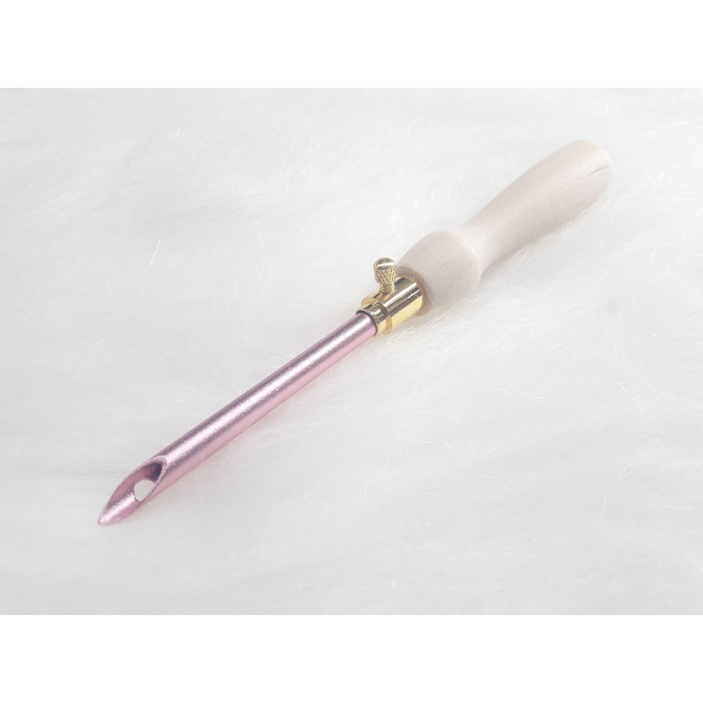 Agulha Mágica Rosa de 5mm para Bordado com Tamanho Ajustável - Agulha para Bordado - Agulha para Artesanato