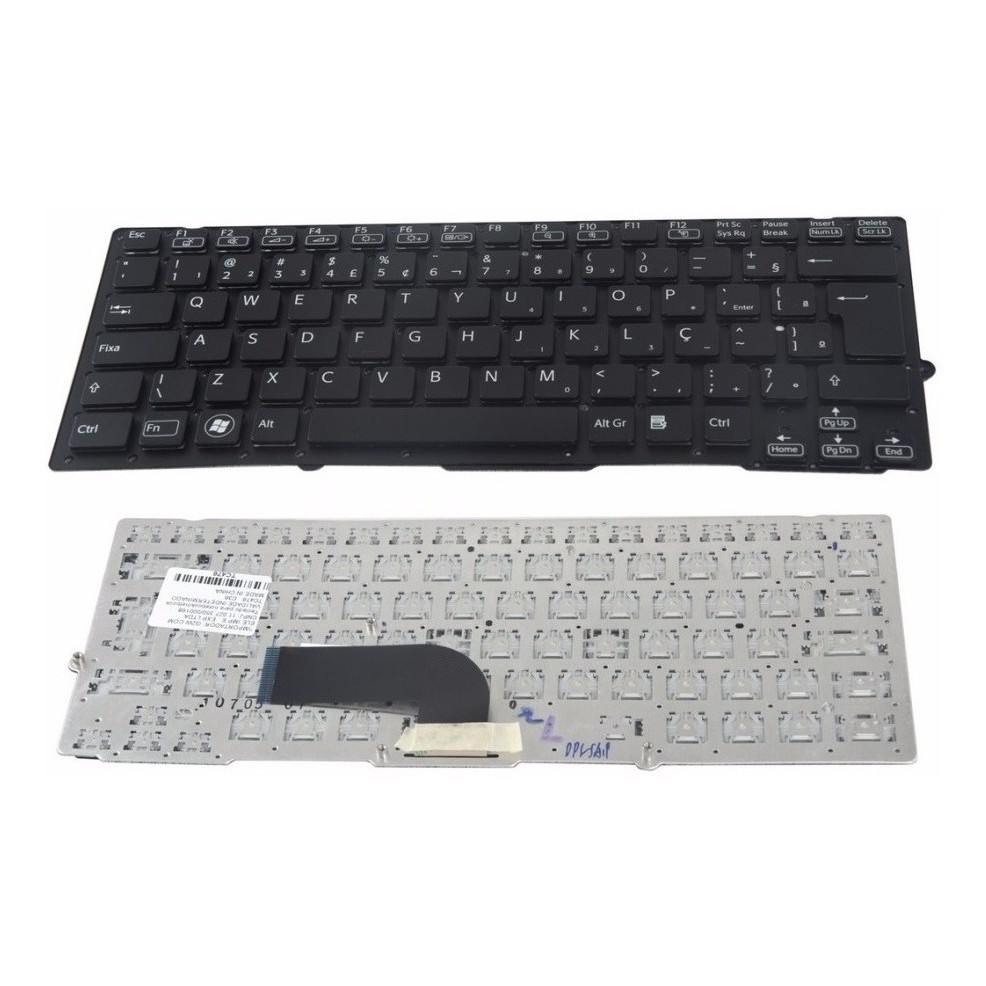 Teclado Sony Vaio Vpcsb35fb Vpcsb35fb B Pcg x Br Com C Shopee Brasil