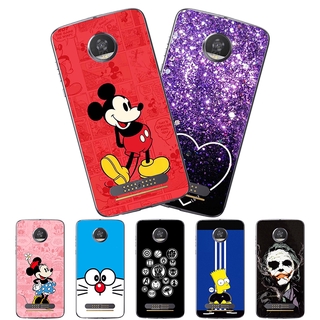 Capa Flexível De Silicone / Tpu Com Estampa De Para Motorola Moto Z2 Play /Z2 Force