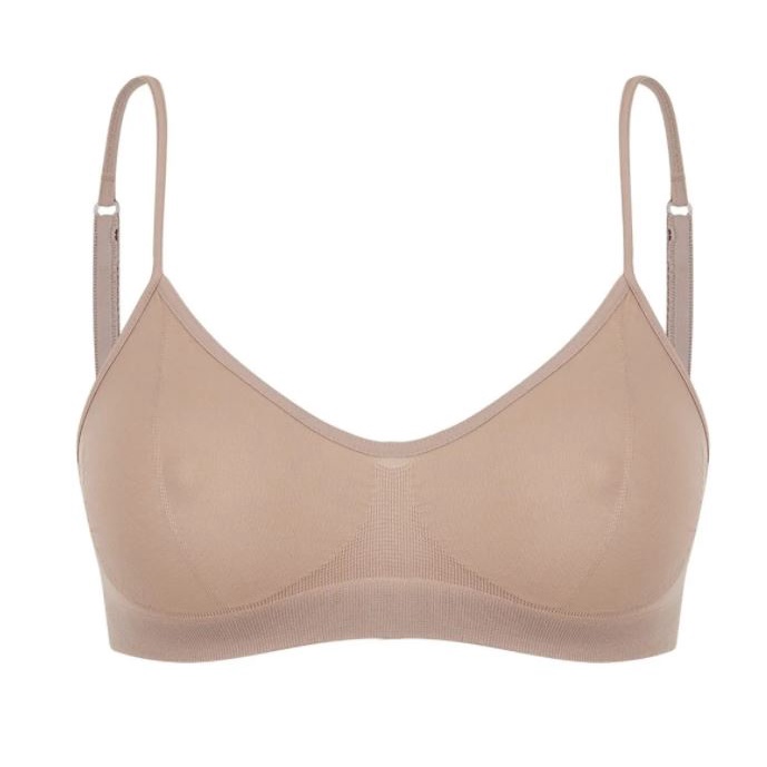 Sutiã Top Básico Microfibra Trifil 4377 sem bojo sem aro confortável alça regulável em Oferta na Shopee