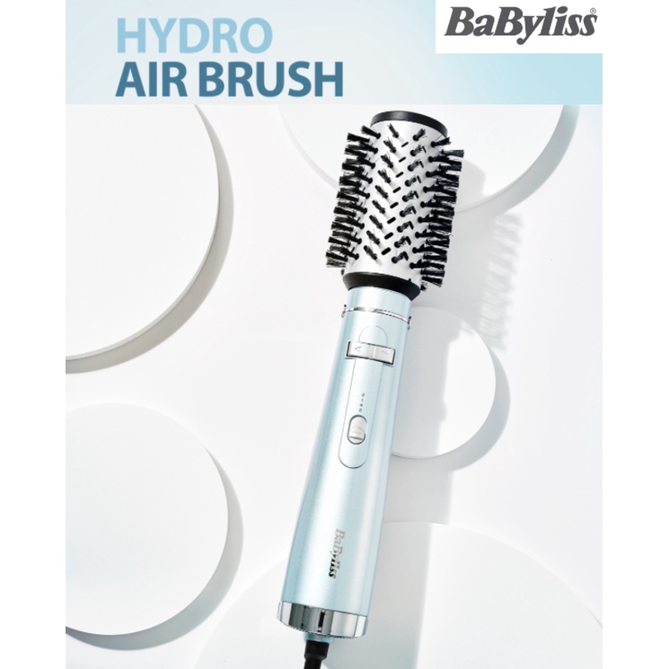 BaByliss AS2973K Novo Hydro Smooth Air Styler Escova Giratória De 50 Mm .