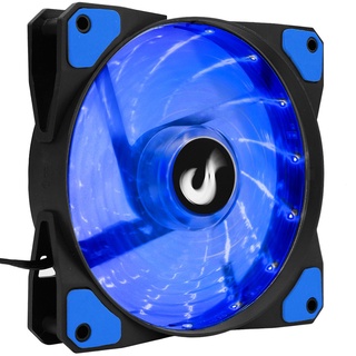 Cooler Ventoinha FAN Para PC Gabinete Rise Mode Wind W1 120mm LED Luz Azul