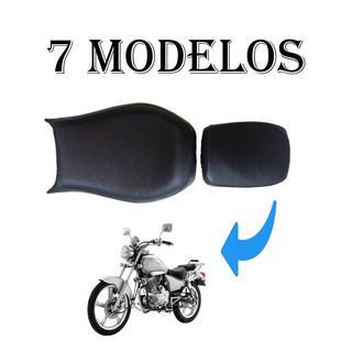Par - 2 Capa Do Banco Modelo Original Dafra Kansas 150 - Preta / Antiderrapante / Fibra Carbono / Marrom