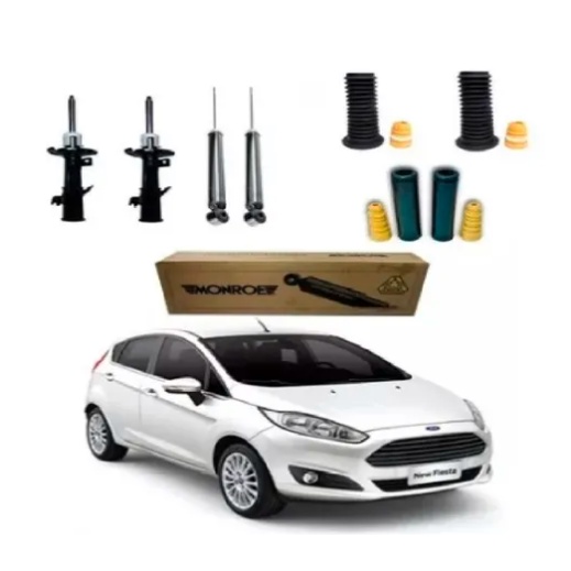 Kit 4 Amortecedor Monroe + Kit New Fiesta 2010 até  2019 em Oferta na Shopee