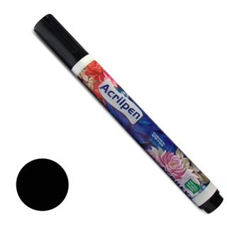 Caneta Para Tecido Acrilex Acrilpen Preto 520 A Melhor em Oferta na Shopee