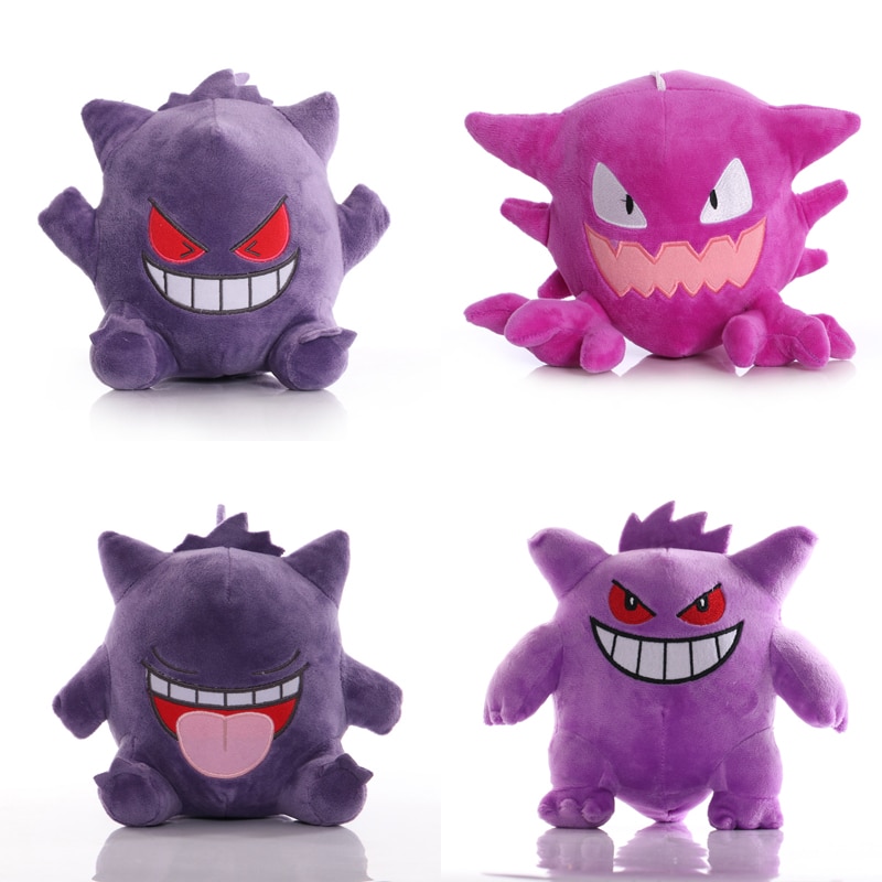 Mochila Pokémon Plush Gengar infantil, brinquedos infantis roxos, boneca de  pelúcia presente de Natal e aniversário, bolsa de desenho animado, 30 cm