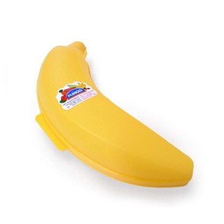 Porta Metade Banana Plástico Amarelo Ref.4757 - Plasútil