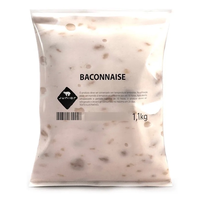 Maionese De Bacon Baconnaise Junior Kerry Pouch 1,1kg | Shopee Brasil