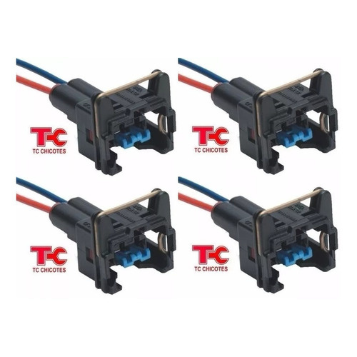 Plug Chicote Bico Injetor fiat palio punto uno doblo Kit C/ 10 Peças