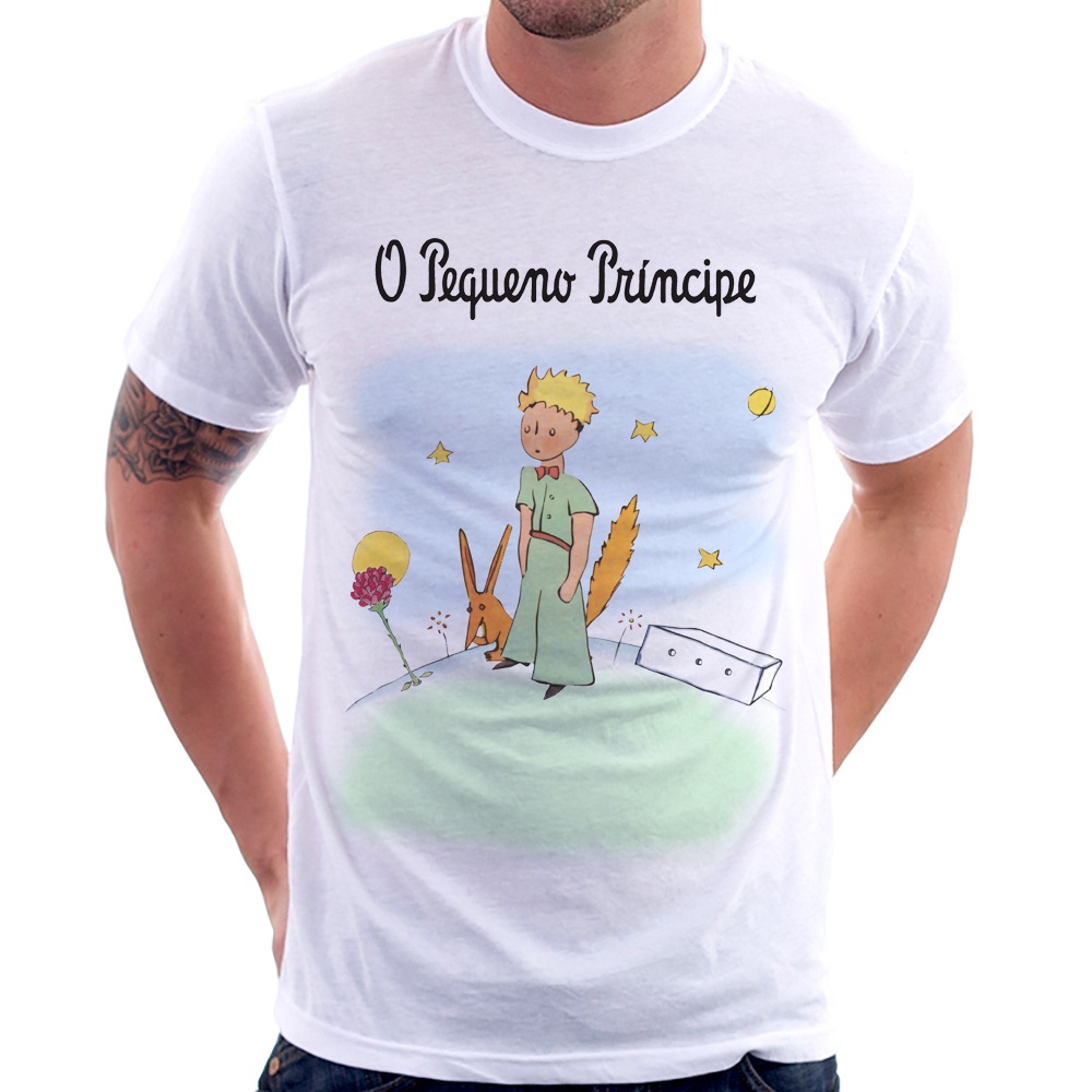Camiseta O Pequeno Príncipe | Shopee Brasil