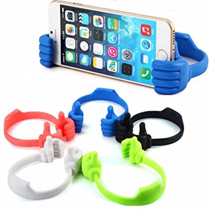 Suporte Mãozinha Celular Ok Stand De Mesa Flexível - Suporte Para Celular E Tablet Mãozinha Colorido - Ótima qualidade, excelente preço