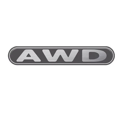 Emblema Awd Adesivo Resinad Grafite Mitsubishi Asx Outlander