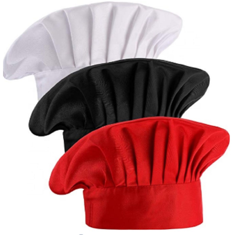 Chapéu de Cozinheiro Chef unissex/ Touca para cozinheiro/ Touca confeiteiro Cirúrgica Luxo