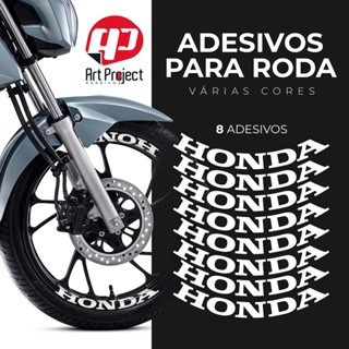Adesivo HONDA para roda de motos - Várias Cores em Oferta na Shopee