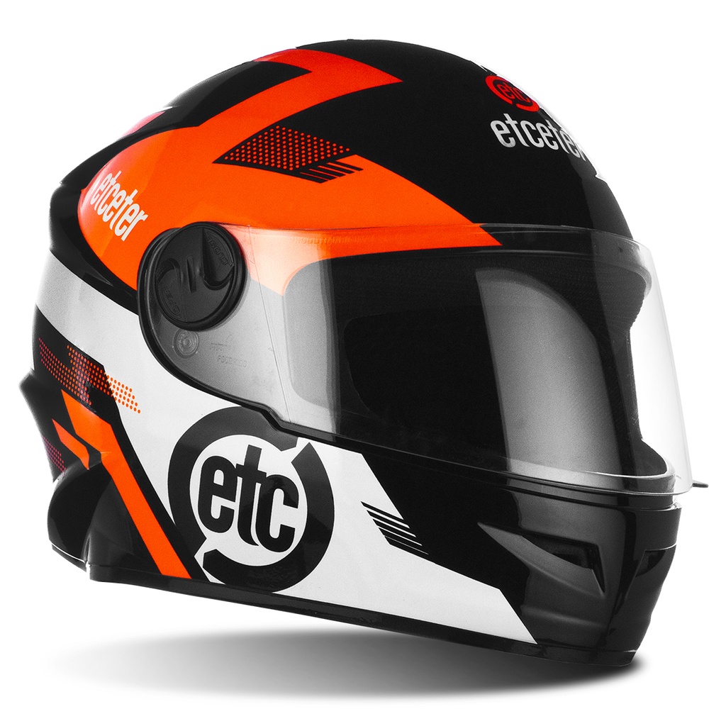 Capacete Fechado Infantil Moto Etceter Kids Tamanho 54 Varias Cores em Oferta na Shopee