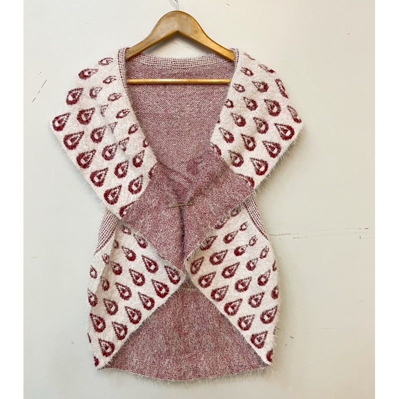 Blusa De Frio Colete De Pelinho Vem Com Alfinete Estampado Quente Pra Inverno em Oferta na Shopee