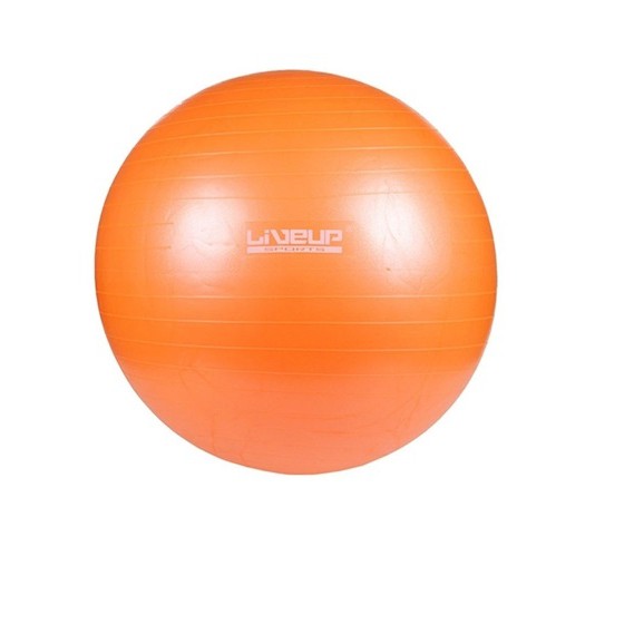Mini Bola de Exercícios Overball 25 cm Liveup Ls3225 - Laranja