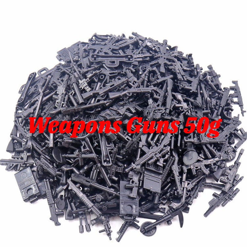 Compatible With Military Lego Bricks Soldiers Firearms Accessories And Toys