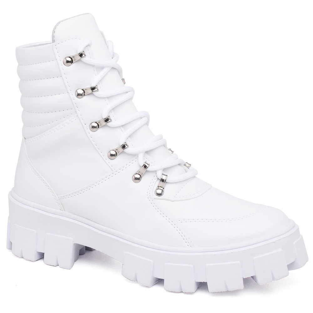 Coturno Branca Feminina: Onde Comprar | BuscaProdutos