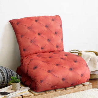 Futon Almofada Dobrável de Espuma Solteiro Laranja - Emcompre Bf Colchões em Oferta na Shopee