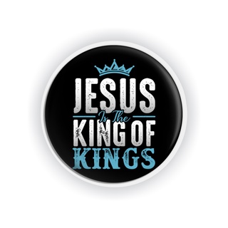 Adesivo Jesus King of Kings Rei dos Reis evangelico cristão gospel crente
