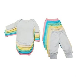 KIT 10 PEÇAS: Body + Calça Vira Pé Suedine em Oferta na Shopee