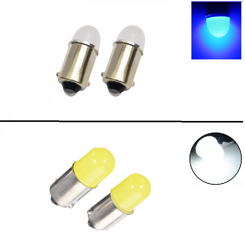 Par Lâmpada Led Automotiva Ba9s Base 69 3d Branca Azul em Oferta na Shopee