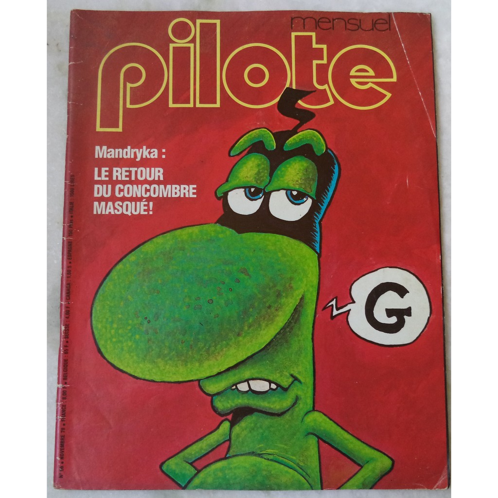 Revista Pilote N° 6 Novembro de 1979 Em Francês Shopee Brasil