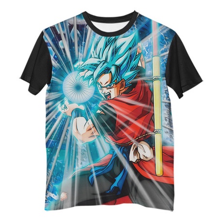 Br Camisa Camiseta Goku Ssj Blue Dragon Ball Heroes G0647 | Shopee Brasil