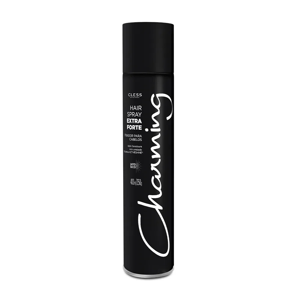 Hair Spray Extra Forte Protetor Térmico Charming Cless 400ml - Beauty