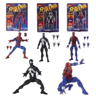 Boneco Action Figure Homem Aranha Spiderman Preto 17 Cm A6