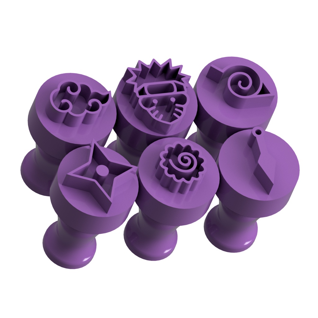 Carimbo para Brigadeiro e Doces - Konoha - Kit com 6 unidades em Oferta na Shopee